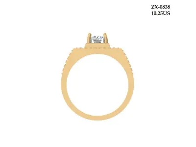 Man Ring 3D print model 23