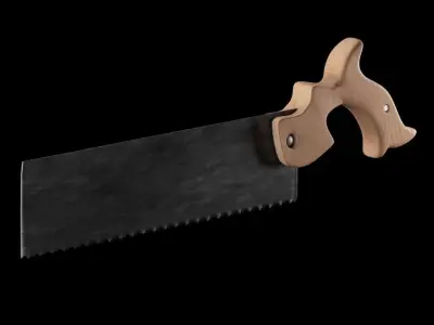 Handsaw saw Free 3D model