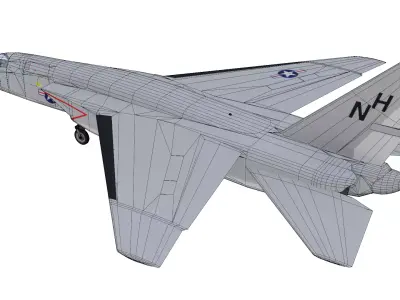 North American A-5 Vigilante Low-poly 3D model purchase