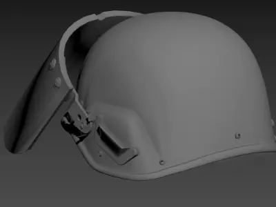 Police Helmet 3D model