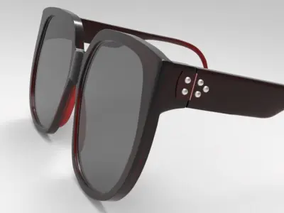 Glasses eyeglasses 3D model