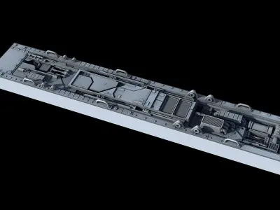 Sci-Fi KitBash and Props Pack Part three 3D model