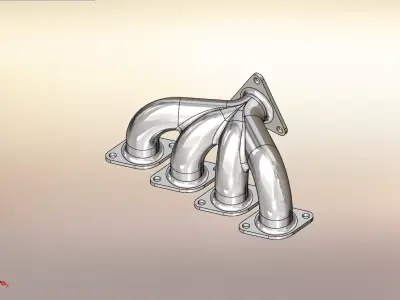 Exhaust Manifold 3D model