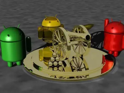 Canho 2  Cannon 2 Free 3D model