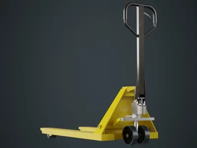 Pallet Jack 3A Low-poly 3D model