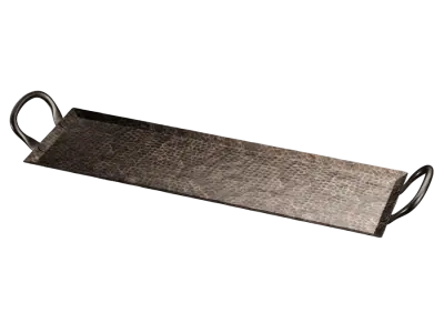  Hammered Iron Tray Model 