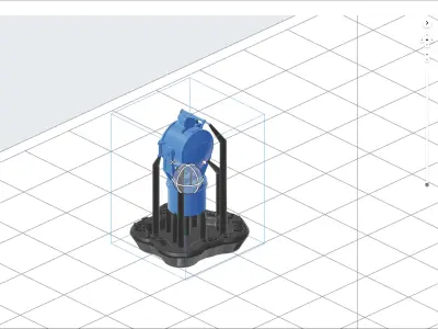 Yamato Search light 60cm - Commercial license - 1-100 scale 3D print model