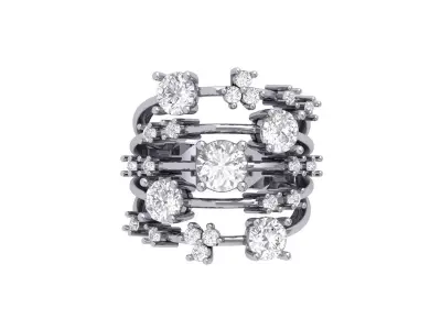 Wedding Ring  3D print model 233