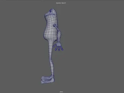 Cartoon Frog 3D model buy