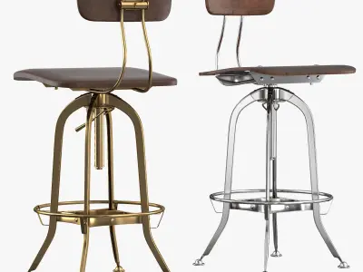 Bar Chair Toledo 3D model