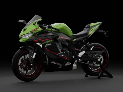 Kawasaki Ninja ZX-25R First Generation 3D model