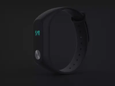 Xiaomi Mi Band 2 3D model