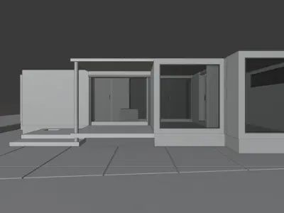 Container office 3D model purchase