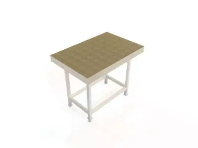 CMM MEASURING TABLE WITH PRECISION SCALE Low-poly 3D model
