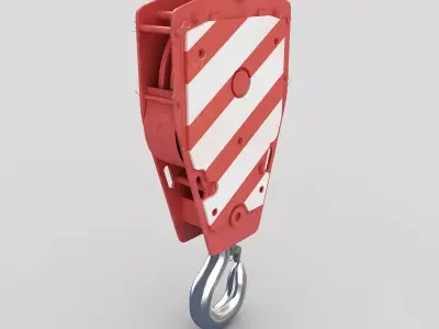 Crane Hook 3D model get