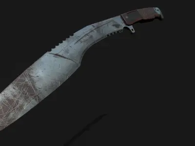  KNIFE MELEE WEAPON Low-poly 3D model