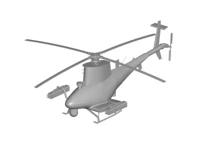 Northrop Grumman MQ-8 Fire Scout 3D model