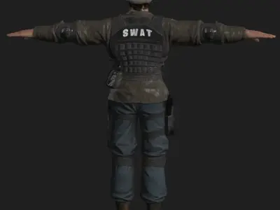 A Game  Ready Highpoly Military Character Free 3D model