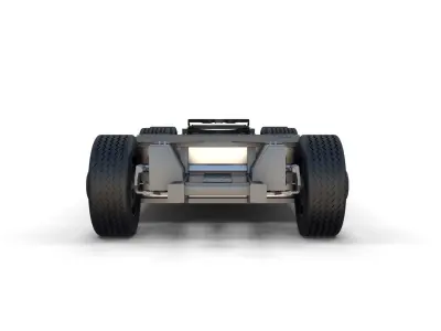 Tesla Semi Truck Chassis 3D model