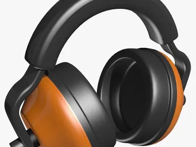 Ear Sound Protectors 3D model