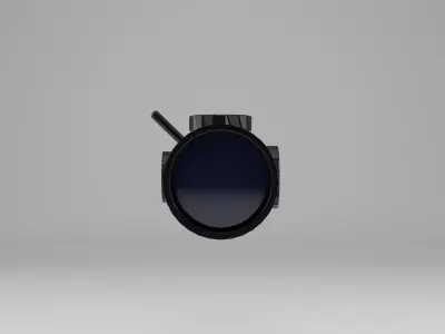 Vudu Riflescope 3D Model 3D model