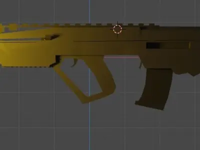 TAR21 for making Games and Animation Low-poly 3D model