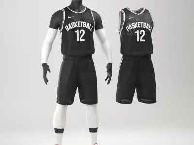 Basketball Uniform 3D model