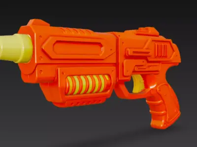 Toy Gun 3D Model 3D model