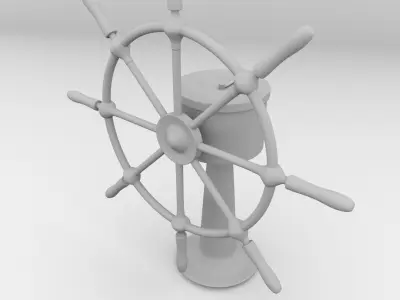 Ships Wheel 3D model