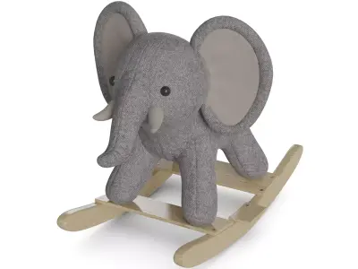 Rocking Ride-On Low-poly 3D model