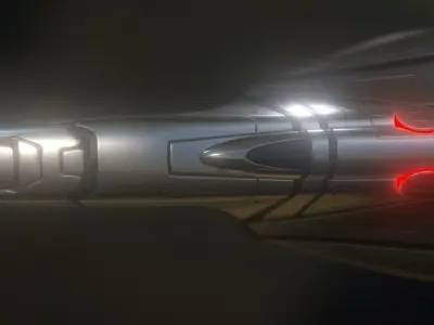 Spaceship - Keeper - High-Poly Version 3D model