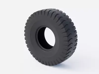 Large Tire 3D model