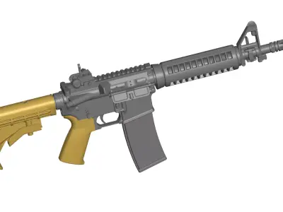 M4 RIFLE 3D model get