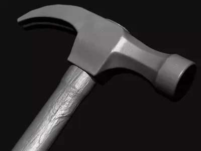 Hammer - High Detailed Free 3D print model