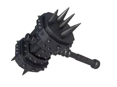 hammer  - sci fi hammer 3D print model