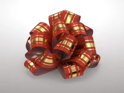 Collection Gift Bow 3in1 3D model