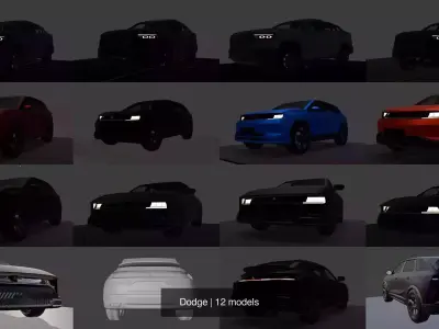 Dodge 3D Model Pack buy