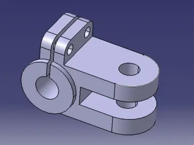 Base metal bracket Free 3D model