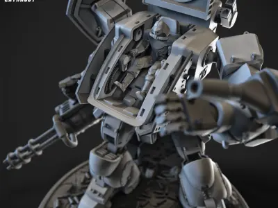 Blubbery Robot 100mm 3D print model