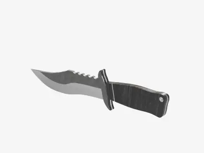 Combat Knife Low-poly 3D model buy