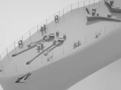 Leander Class Frigate - Royal Navy 3D model