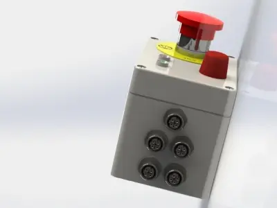 Emergency Button 3D model purchase