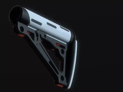 Hogue Stock Low-poly 3D model