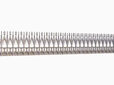  Modular Gothic Balustrade Stone Set 