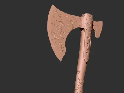 Leviathan Axe God of War  3D print model