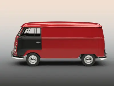 Old van 3D model