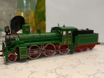 N1Russian Steam Locomotive 3D print model