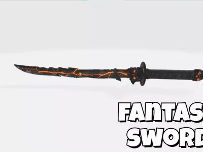 Ultimate Katana Collection Traditional and Futuristic 3D model