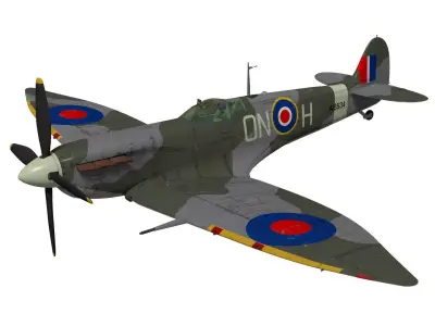 Supermarine Spitfire Mk-VI 3D model