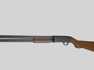 Ithaca Model 37 Shotgun 3D model